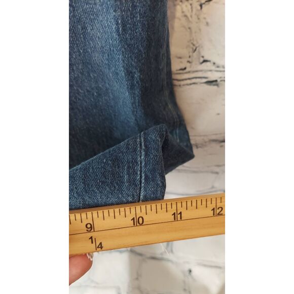 Old Navy Kicker Women Plus 28 Button Fly Jean Blue Boot Cut Extra High Rise NWT - Picture 5 of 9